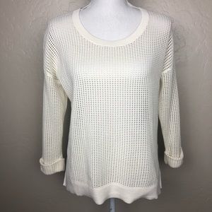 Madewell airy open stitch summer sweater